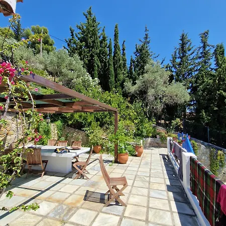 Panorama With Pool And Access Kanapitsa (Skiathos)
