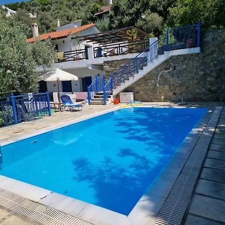 Panorama With Pool And Access Kanapitsa (Skiathos)